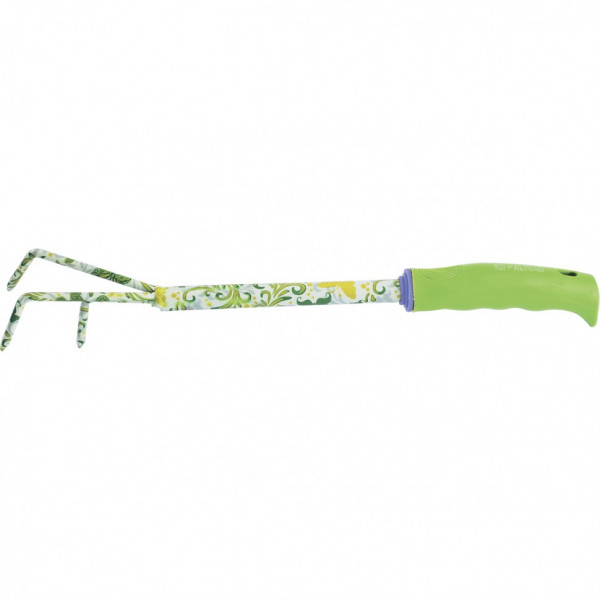 Cultivator cu 3 colți, 55x67x385 mm, Flower Green