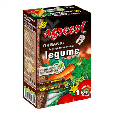 Îngrăşământ organic pentru legume, granule