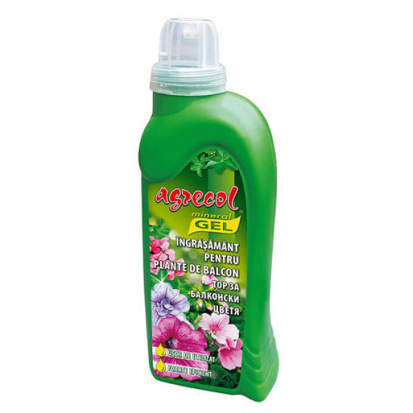 Îngrăşământ mineral gel pentru plante de balcon